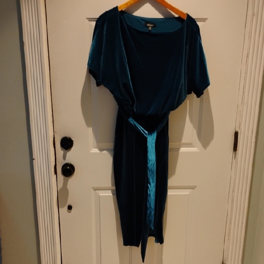Kensie Blue Velvet Cocktail Dress